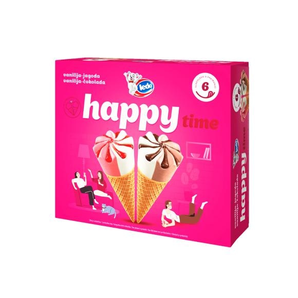 Ledo Sladoled u kornetu 6x110ml ili 6x120ml - Akcija u trgovini Kaufland