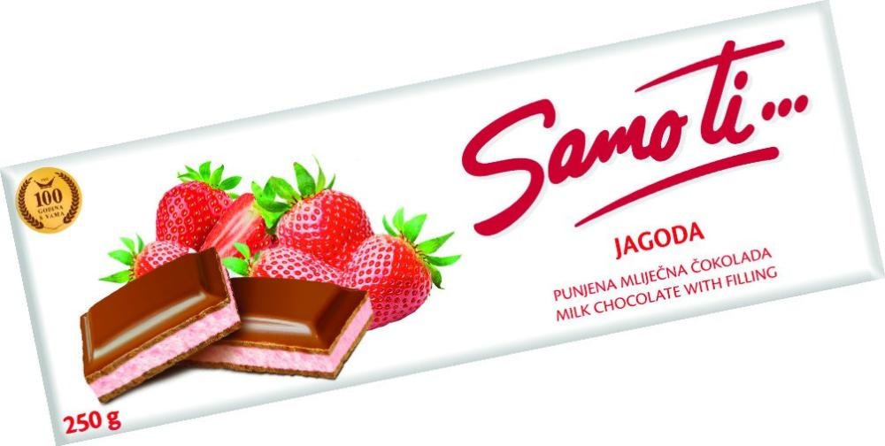 SAMO TI ili VOLIM TE Čokolada 250 - 253 g - Akcija u trgovini Plodine