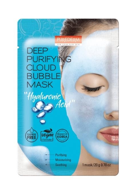 Purederm Deep Purifying Cloud O2 Bubble Mask Hyaluronic Acid Akcija u trgovini Bipa