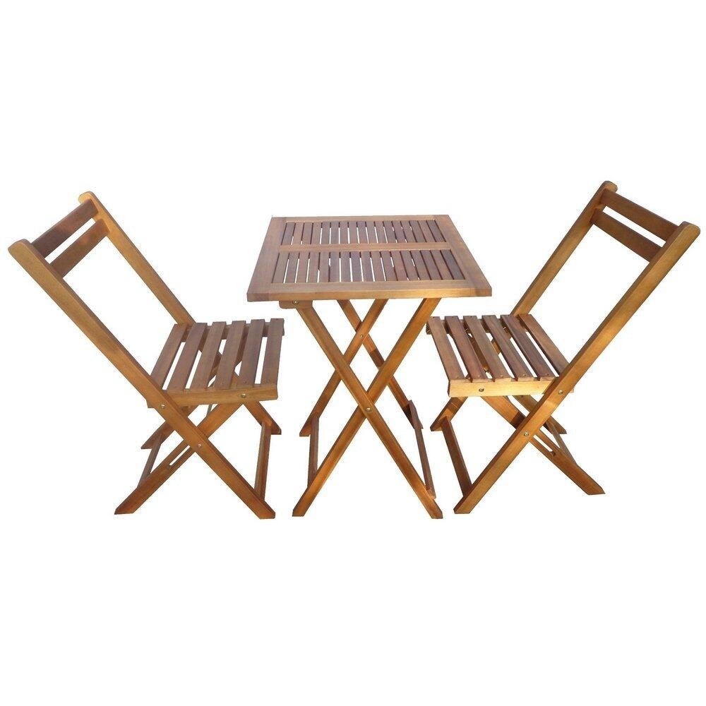 Balkonska garnitura Kim 2 x stolac: 38 x 50 x 82 cm, stol: 50 x 50 x 72 cm Akcija u trgovini Pevex