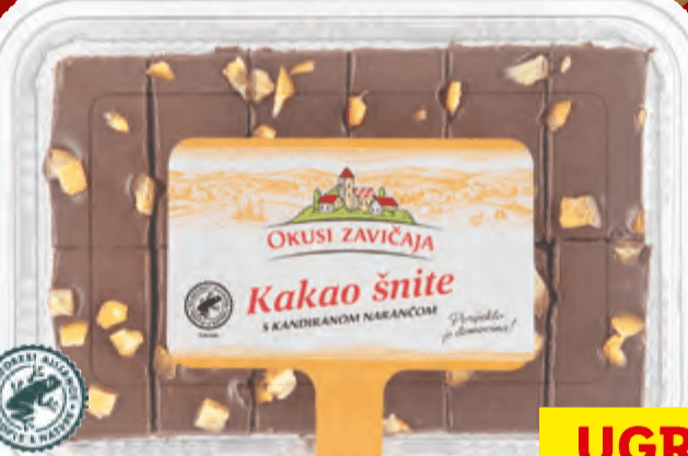 Okusi zavičaja Svježe kakao šnite 480 g - Akcija u trgovini Lidl