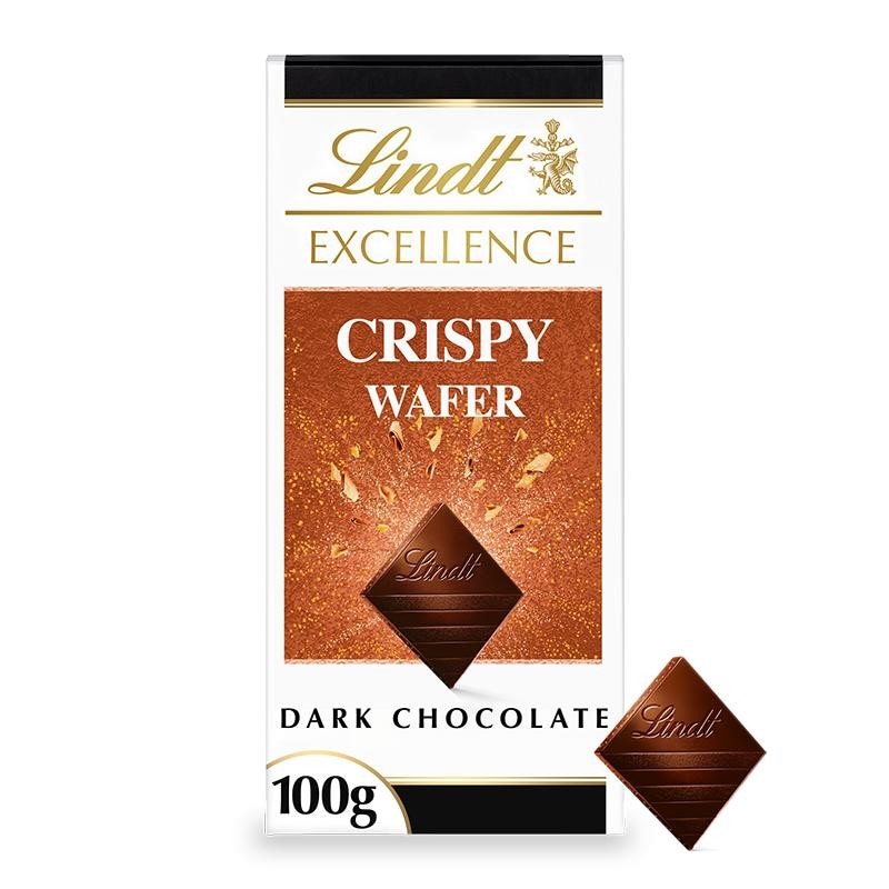 Lindt Excellence Crispy Wafer 100g - Akcija u trgovini Žabac