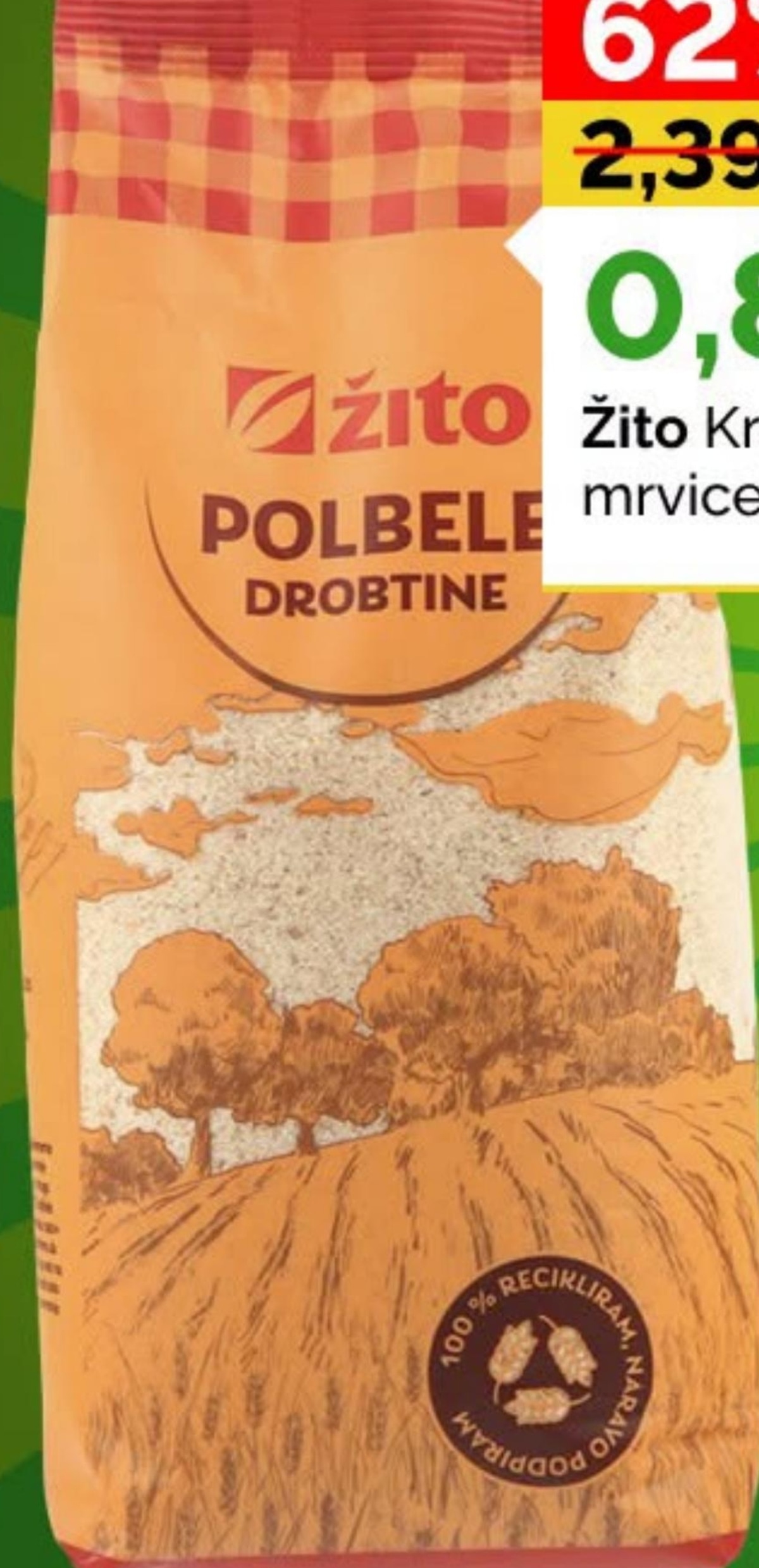 Žito Krušne mrvice 500g - Akcija u trgovini Žabac