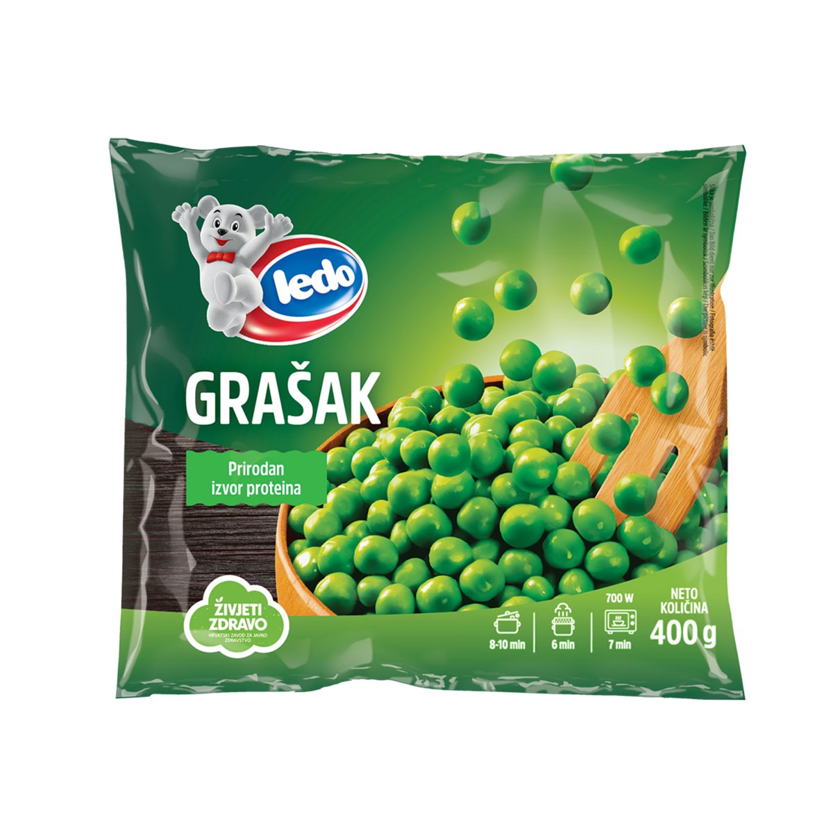 Grašak Ledo 400 g - Akcija u trgovini KTC