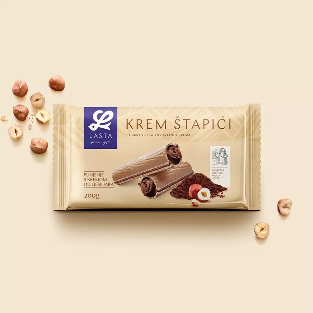 Lasta Krem štapići s punjenjem od kokosa 200 g - Akcija u trgovini KTC