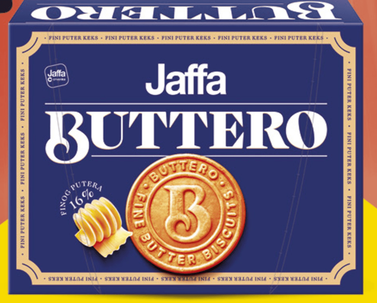Jaffa Buttero keks 155g - Akcija u trgovini Konzum