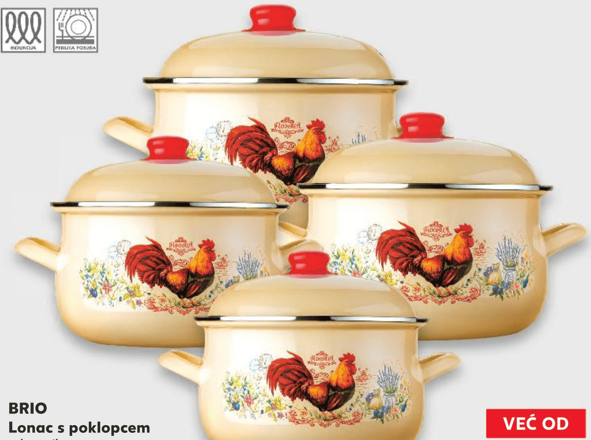Lonac s poklopcem zapremnine cca. 2,7 l BRIO - Akcija u trgovini Kaufland