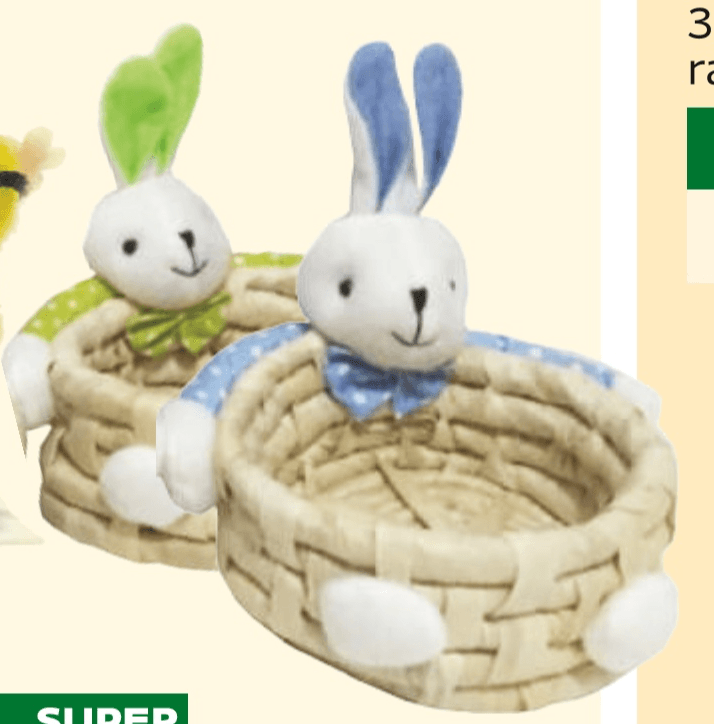 Pletena košarica 1 kom - Akcija u trgovini Tommy