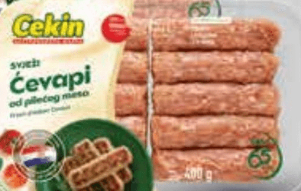 Vindija Cekin Pileći ćevapi 400 g - Akcija u trgovini Ribola