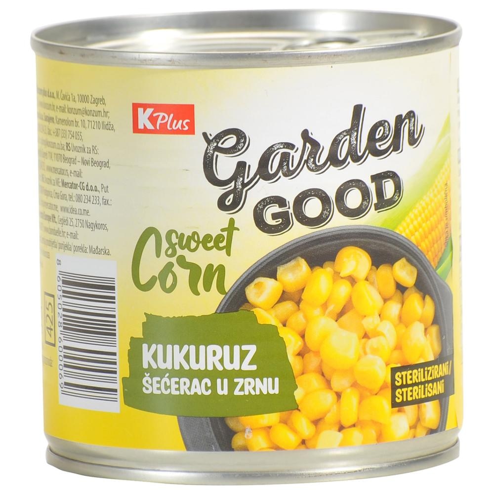 Garden Good Kukuruz šećerac 340/285g - Akcija u trgovini Konzum