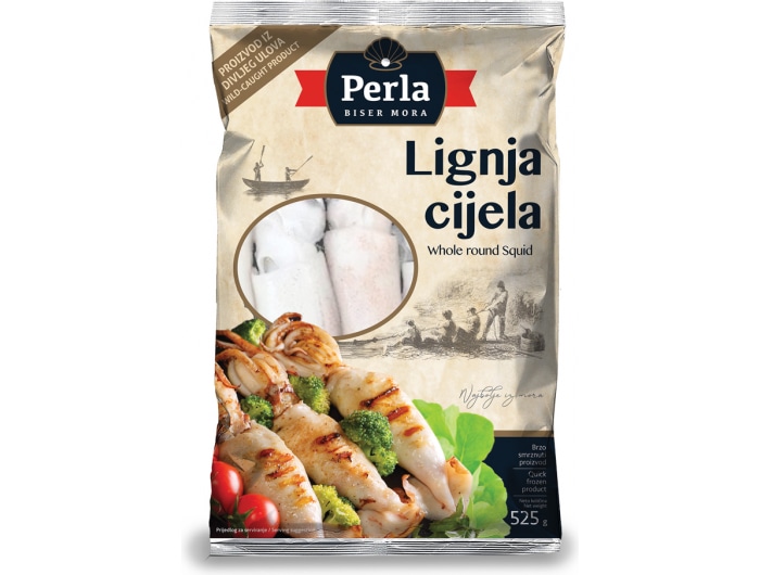 Lignja cijela Perla 525 g - Akcija u trgovini Bakmaz
