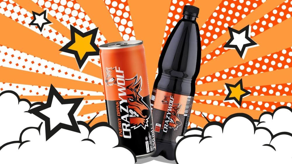 CRAZY WOLF Energetsko piće 1 l - Akcija u trgovini Kaufland