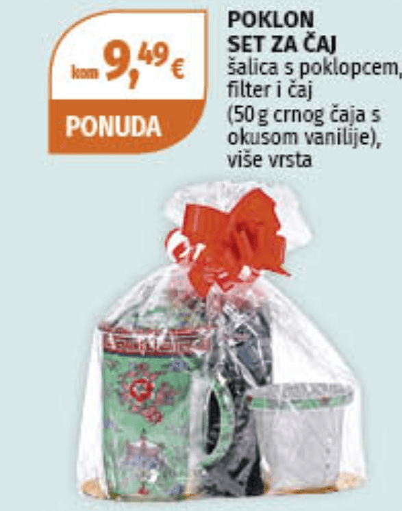 Poklon set za čaj - Akcija u trgovini Mueller