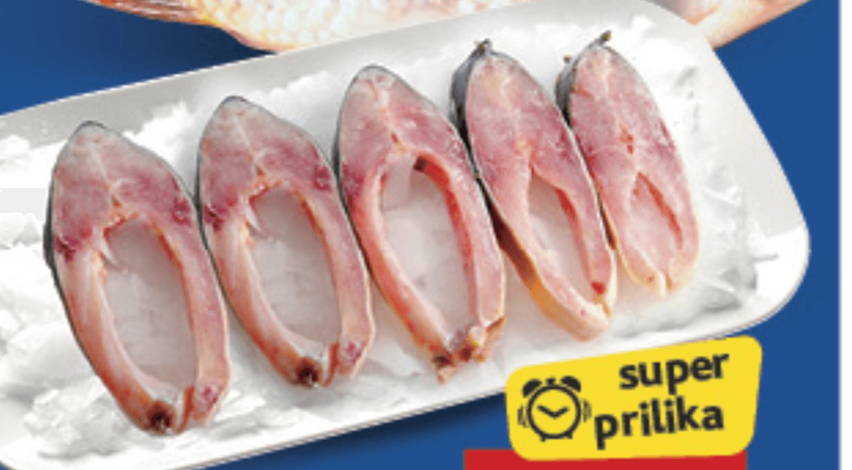 Ribarnica Svježi šaran odrezak 1kg - Akcija u trgovini Konzum