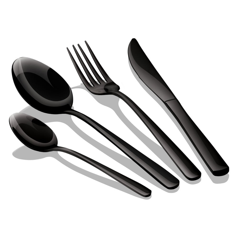 Pribor za jelo Domy Noir 16 kom/set - Akcija u trgovini KTC