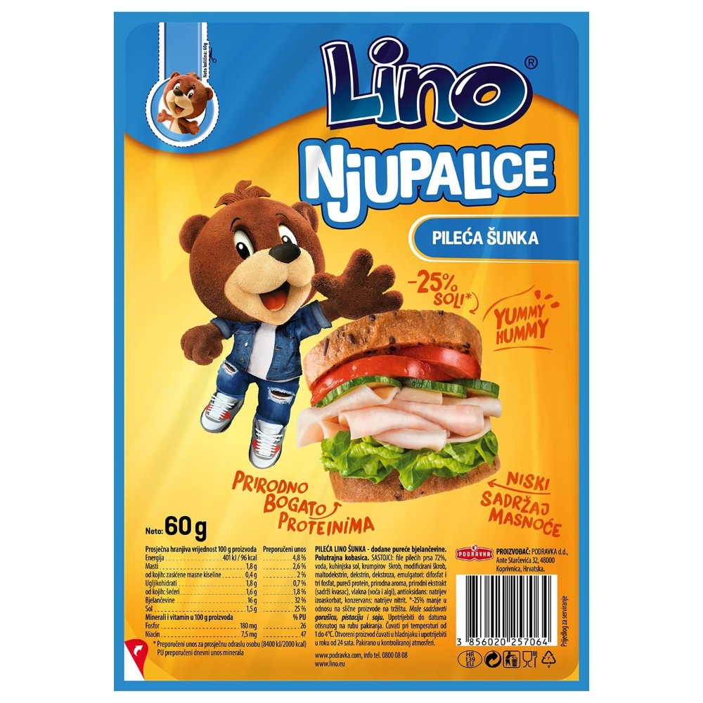 Lino Njupalice 60 g Akcija u trgovini Konzum