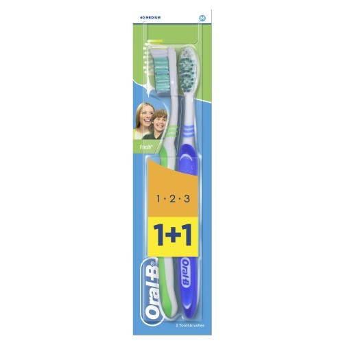 Četkica 3Effect Naturals Oral B 2 kom (1+1) - Akcija u trgovini NTL