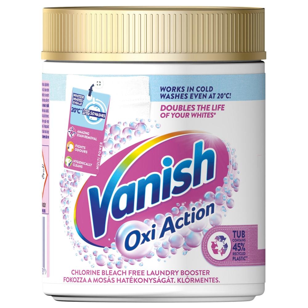 Vanish prašak za odstranjivanje mrlja Oxi Action Crystal White 470 g - Akcija u trgovini Dm