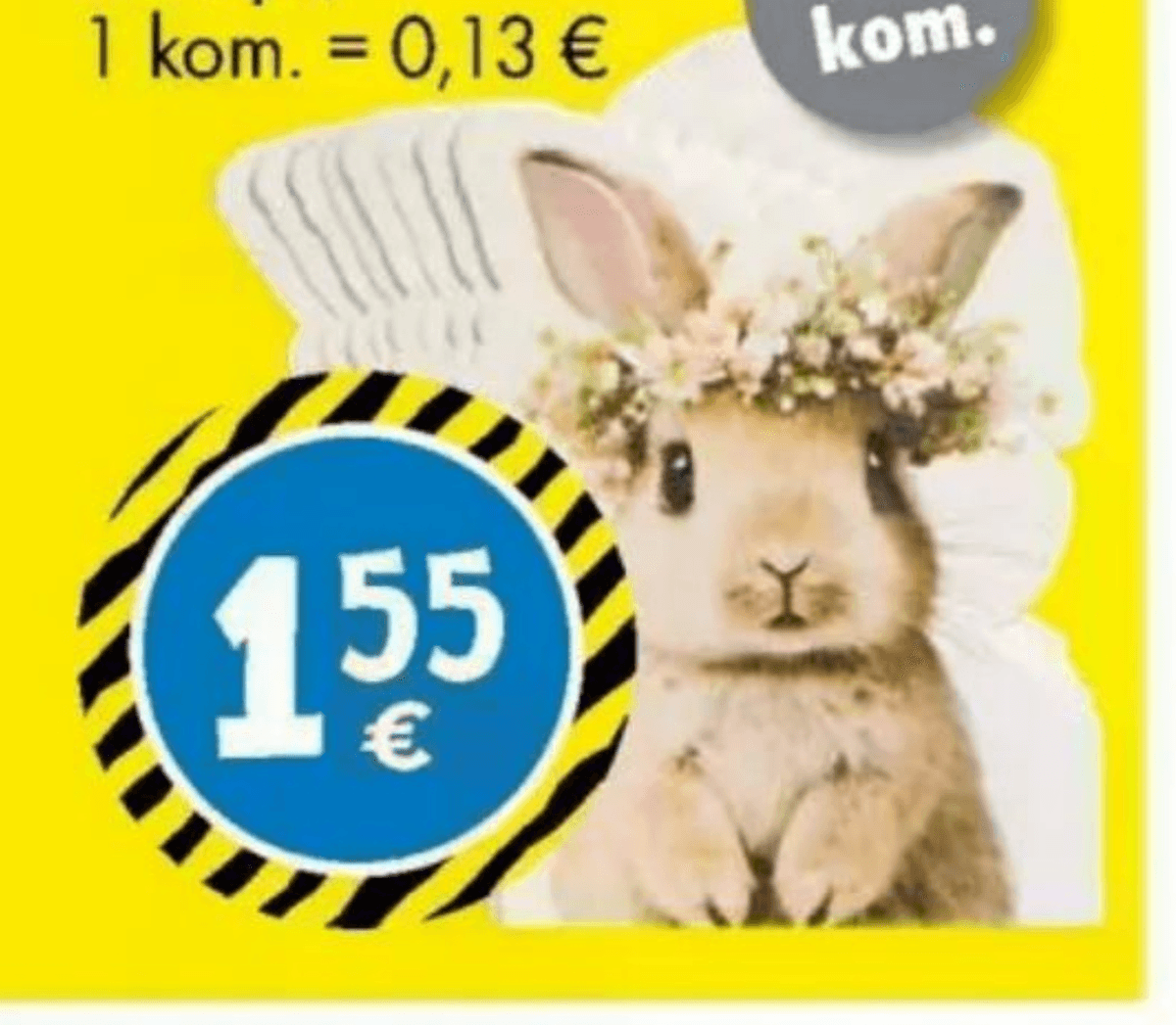 Oblikovani ubrusi 12 kom - Akcija u trgovini Tedi