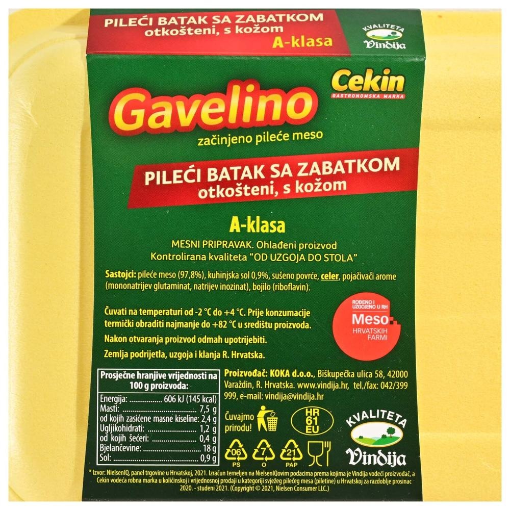 Cekin chef Gavelino odresci ili otkošteni batak zabatak 400 g - Akcija u trgovini KTC