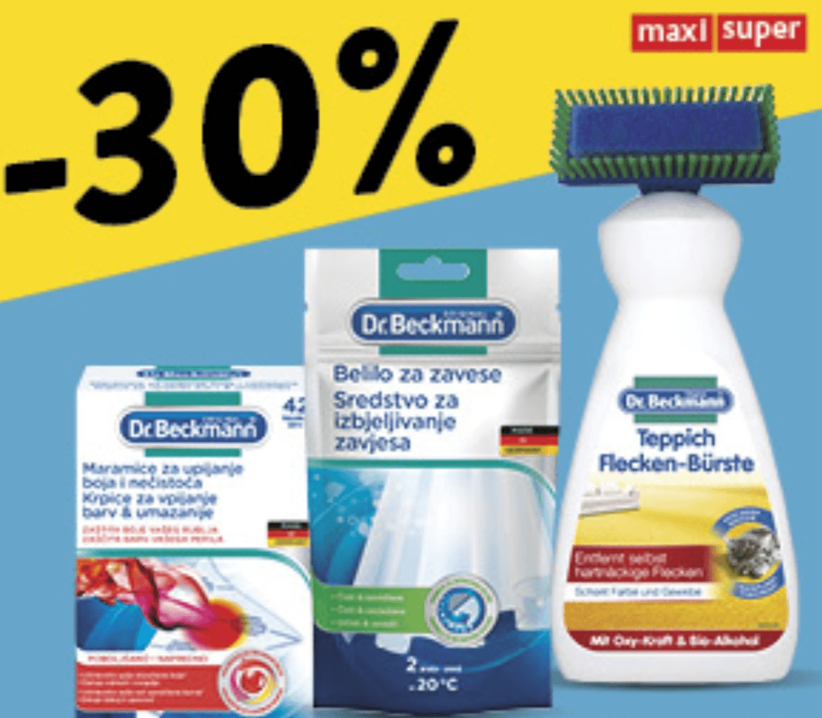 Odabrani Dr. Beckmann proizvodi - Akcija u trgovini Konzum