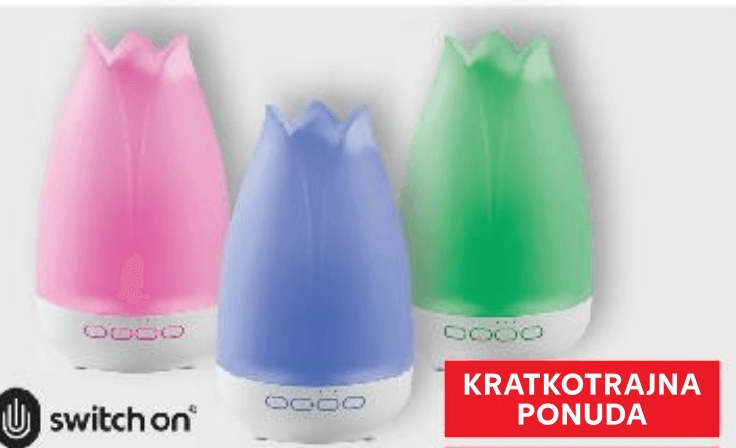 Ultrazvučni difuzor komad SWITCH ON - Akcija u trgovini Kaufland