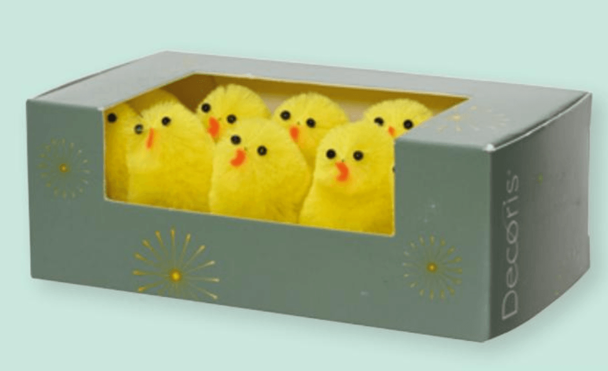 Žuti pilići 1 kom Decoris - Akcija u trgovini Spar