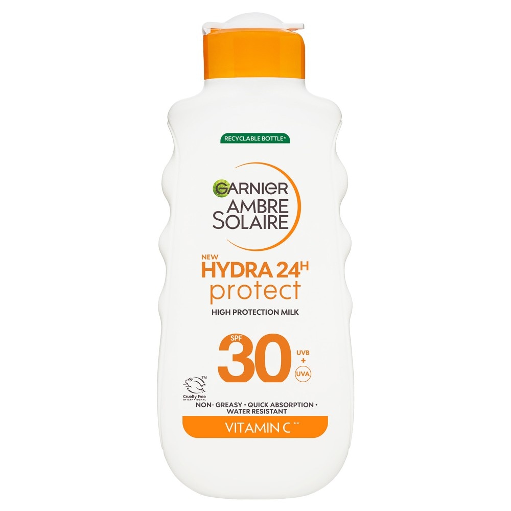 Mlijeko za sunčanje Ambre Solaire Hydra SPF 30 175 ml GARNIER AMBRE SOLAIRE Akcija u trgovini NTL