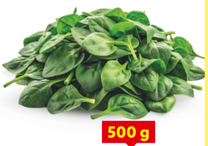 Špinat 500 g - Akcija u trgovini Lidl