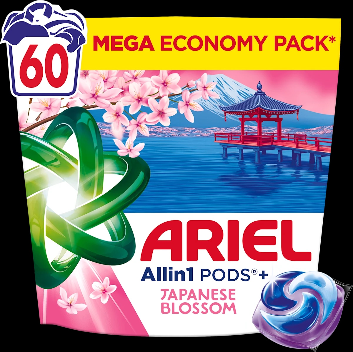 Ariel Allin1 PODS+ Lenor Japanese Blossom 30/1 - Akcija u trgovini Konzum