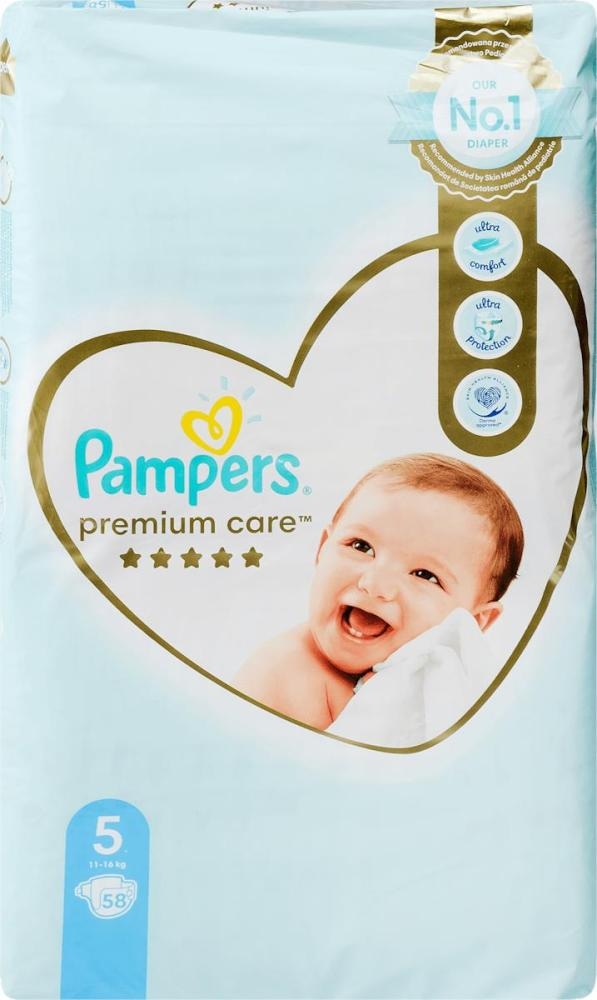 Pampers premium care jumbo pack pelene vel. 5 58 kom. - Akcija u trgovini Dm