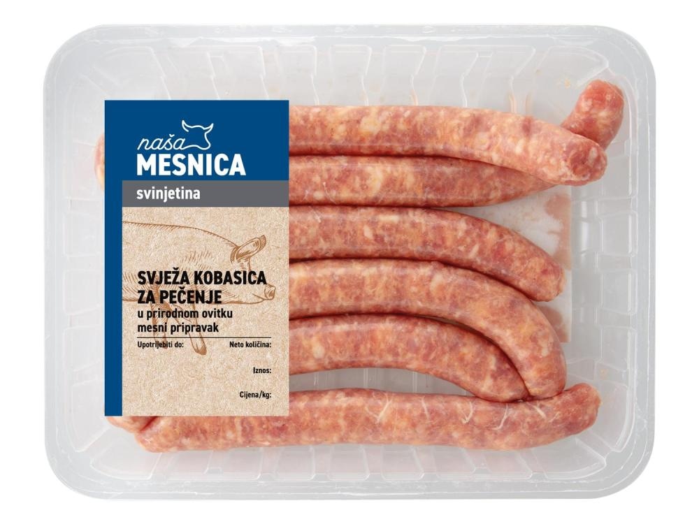 Svježa kobasica za pečenje cca 400 g - Akcija u trgovini Lidl