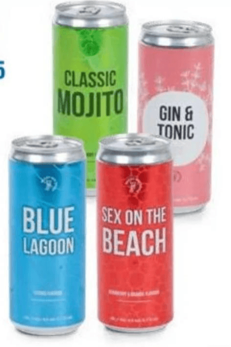 Cocktail više vrsta 330 ml - Akcija u trgovini Eurospin