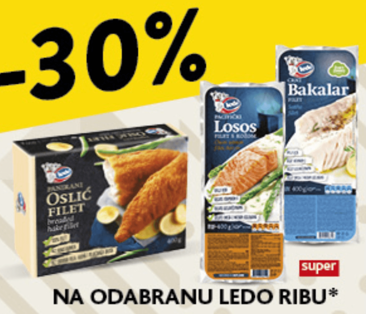 Odabrana Ledo riba - Akcija u trgovini Konzum