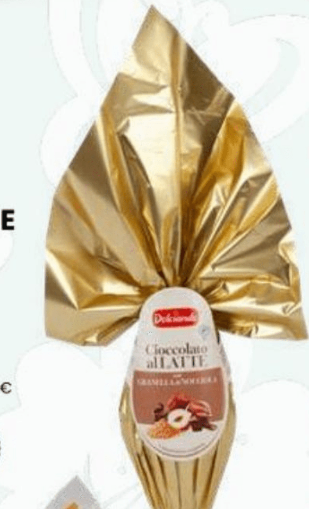 Uskrsno jaje mliječna čokolada lješnjak 300 g Dolciando - Akcija u trgovini Eurospin