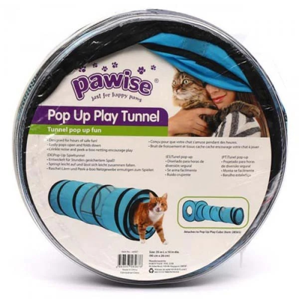 Pawise Pop-Up Play Tunnel 26x90cm - Akcija u trgovini Pet Centar