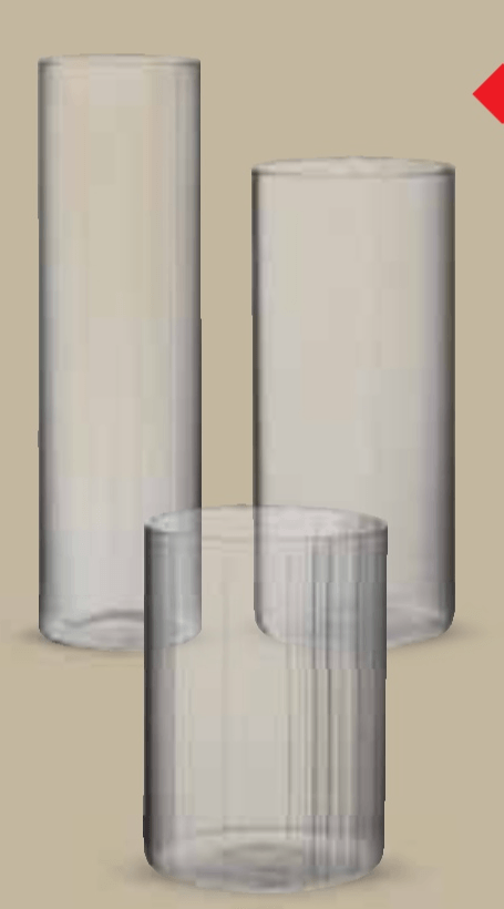 LIVARNO Staklene vaze 3 komada u setu - Akcija u trgovini Lidl