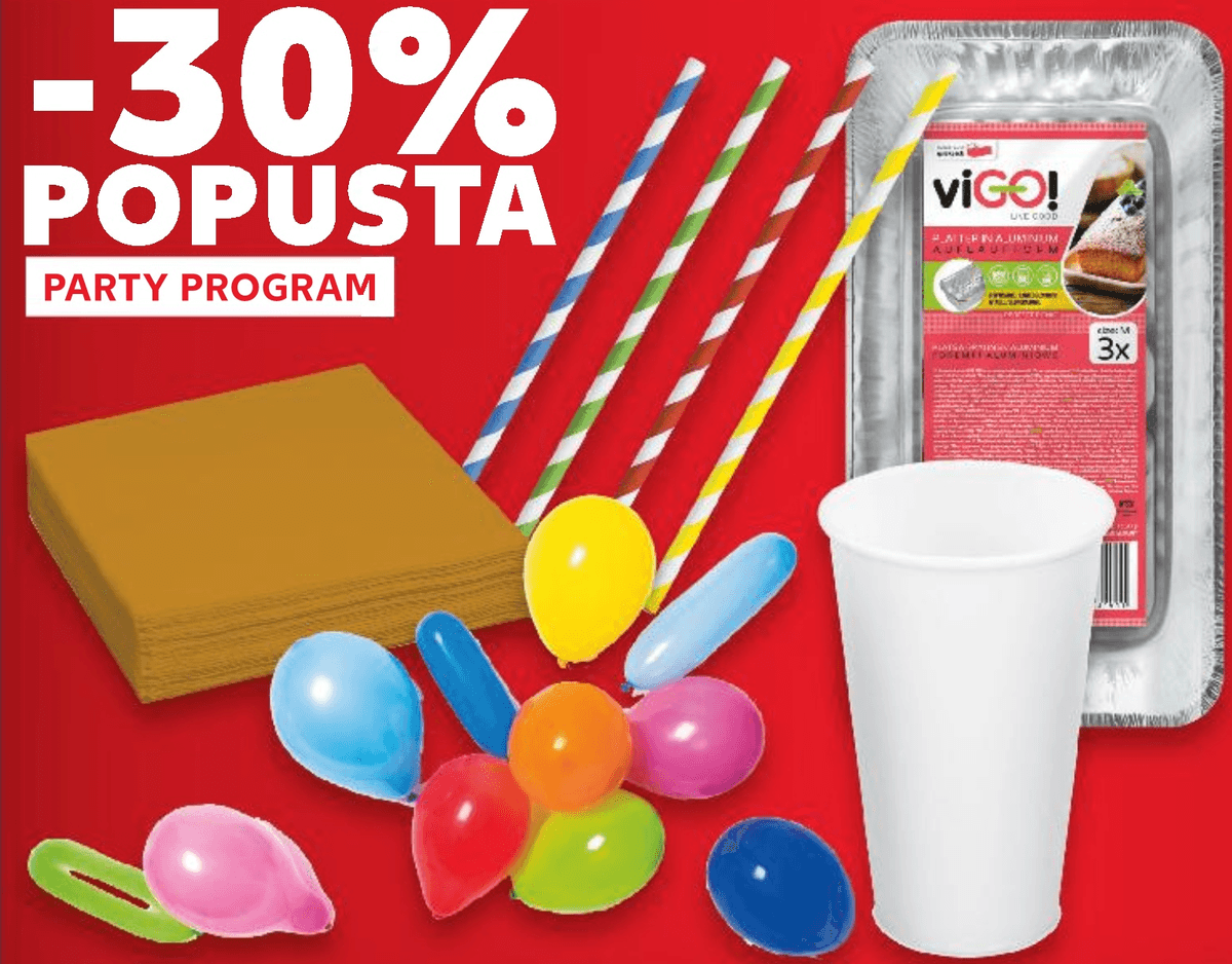 Party program - Akcija u trgovini Kaufland