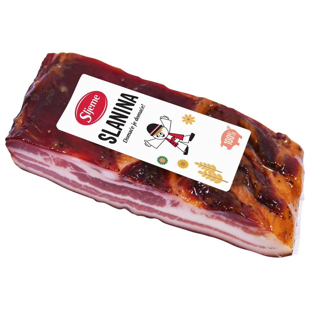 Slanina 1 kg Sljeme Akcija u trgovini Konzum