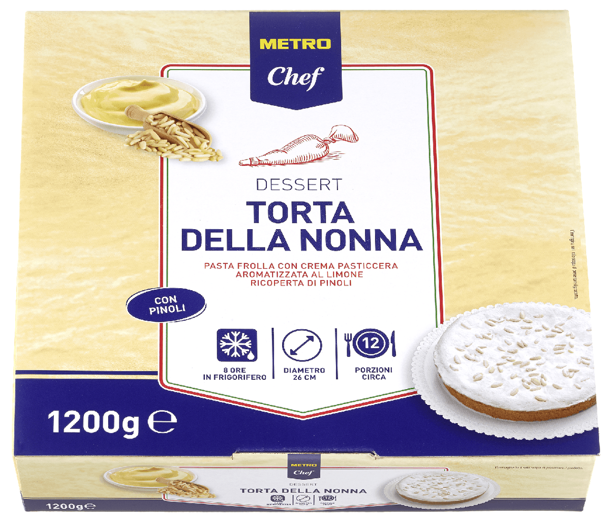 METRO Chef Torta della Nonna 1200 g - Akcija u trgovini Metro