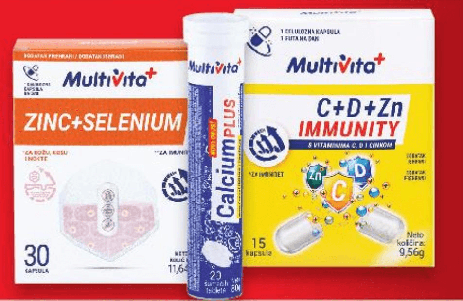Multivita C+D+Zn IMMUNITY - Akcija u trgovini Kaufland