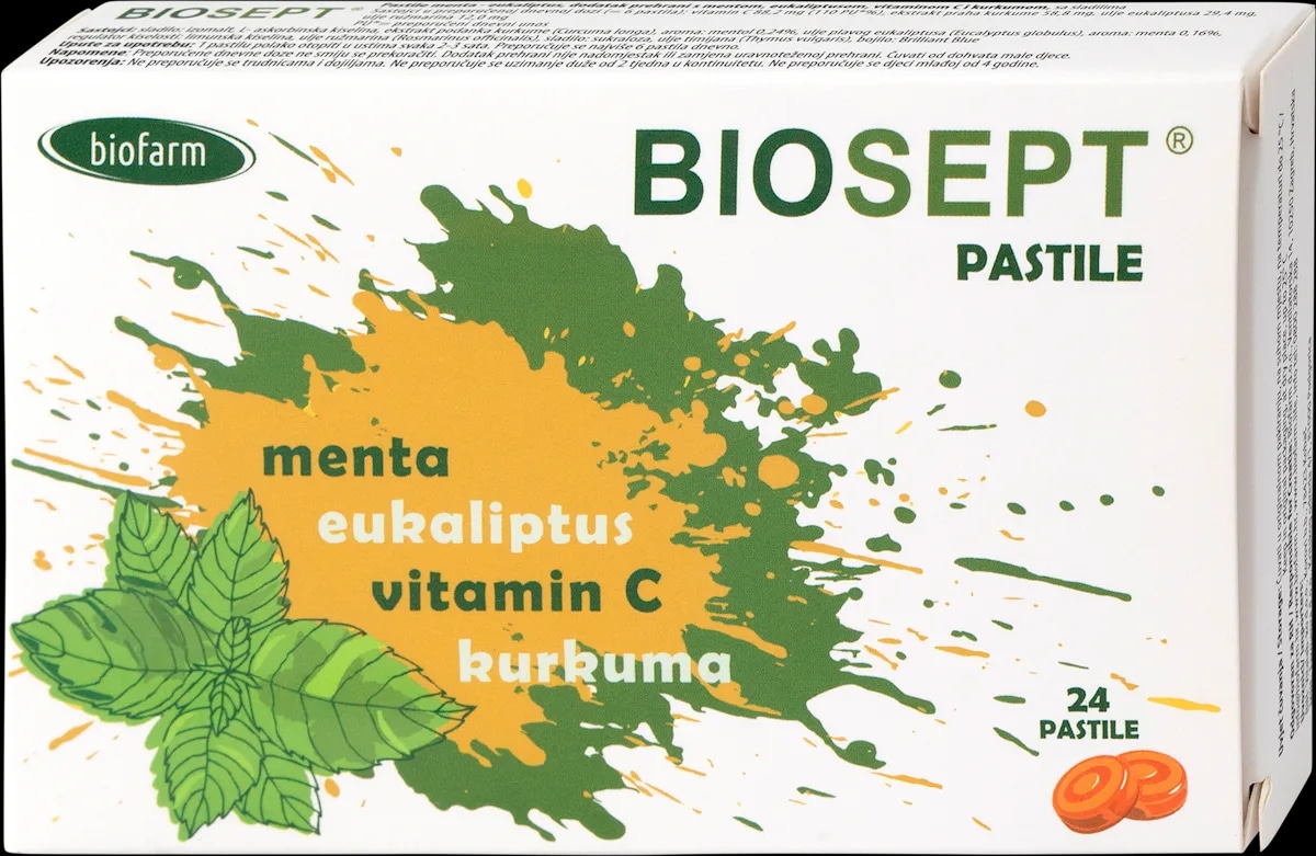 Biosept pastile 24 kom. - Akcija u trgovini Dm