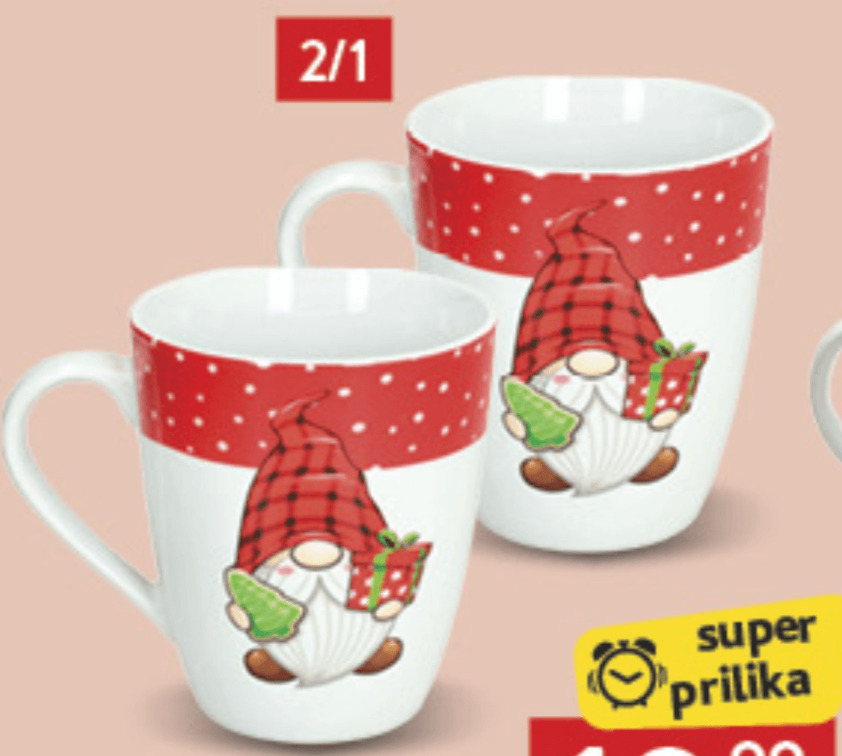 Šalica s vilenjakom 2/1, set - Akcija u trgovini Konzum