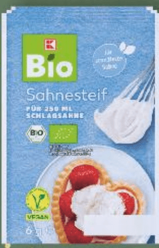 Učvrščivać u prahu za šlag 3x6g BIO - Akcija u trgovini Kaufland