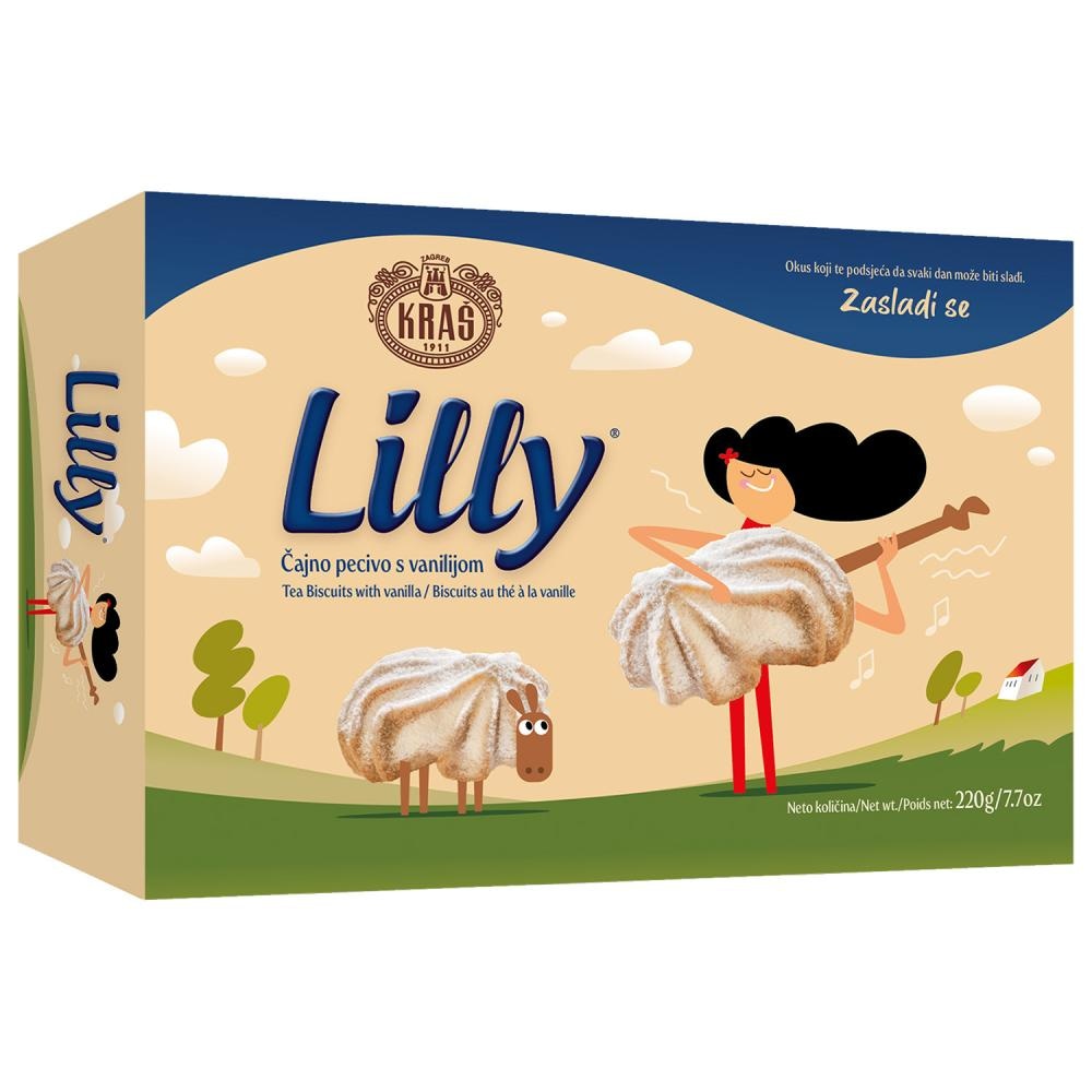 Čajni keksi Lilly vanilin ili Sara čajno pecivo 220 g - Akcija u trgovini KTC
