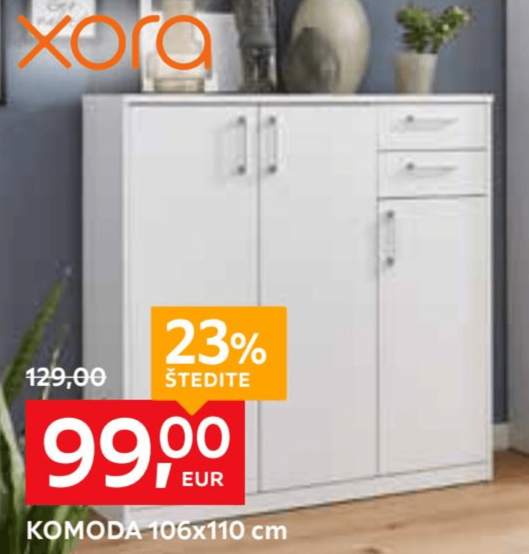 Komoda - Akcija u trgovini Lesnina