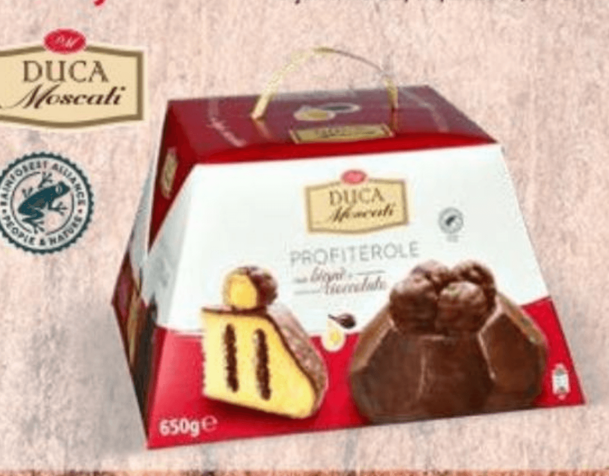 Duca Moscati Čokoladni kolač profiterole 650 g - Akcija u trgovini Eurospin