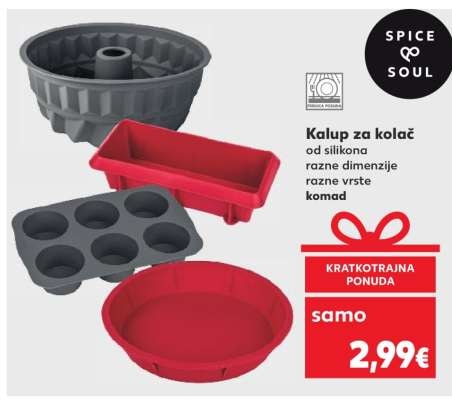 Odabrani asortiman kalupa za kolače - Akcija u trgovini KTC