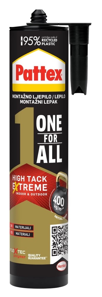 Pattex Montažno ljepilo One for All High Tack 440 g - Akcija u trgovini Bauhaus