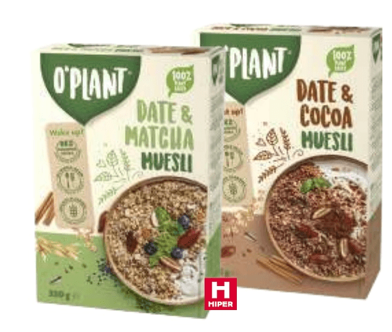 O'Plant Muesli 350 g - Akcija u trgovini Tommy